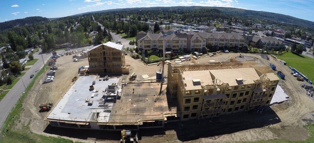 Aerial Image RiverBend Construction Prince George